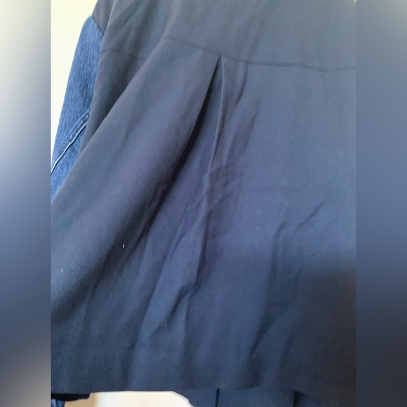 Future Collective Women's Contrasting Denim Cropped Blazer 🌴 - Picture 11 of 11